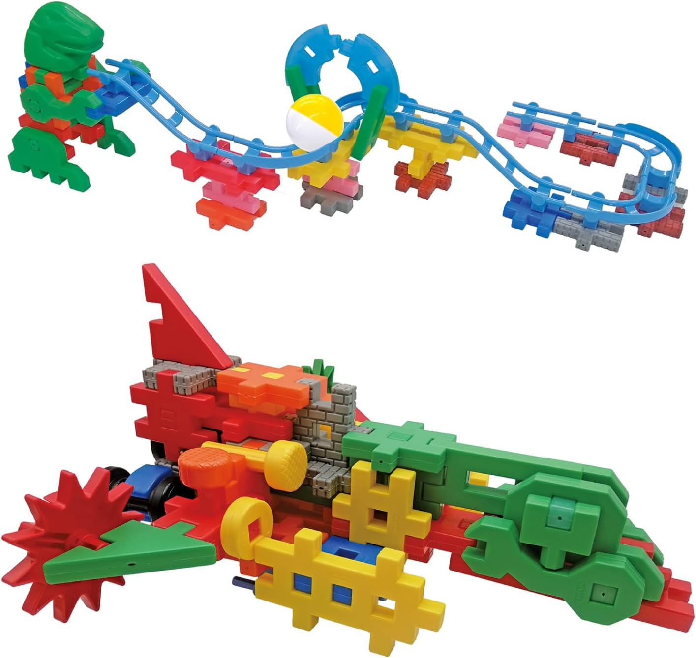 Gakken 83778 New Block All Stars DX (Ages 2 and Up), 35 Types, 160 Parts image number 5