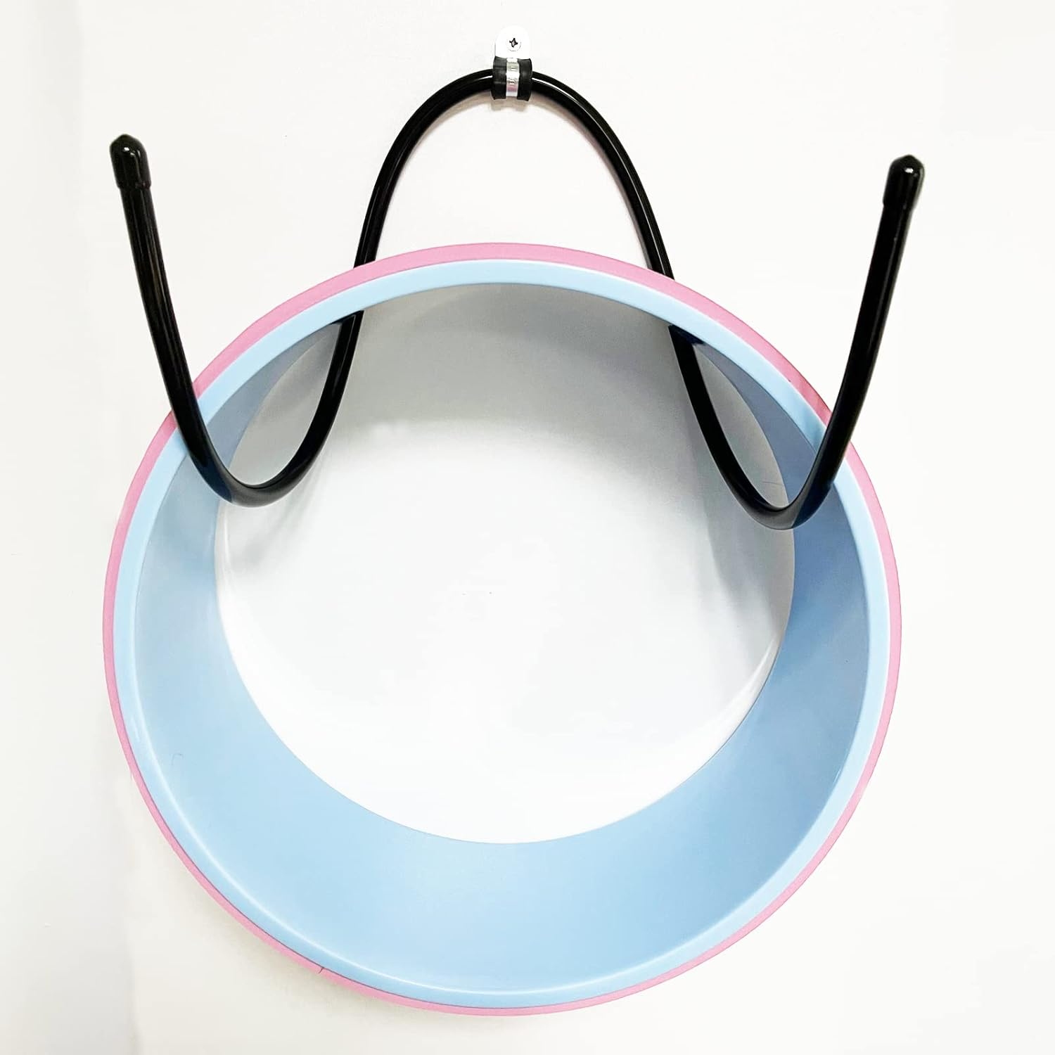 Upgraded Large Yoga Mat Holder Wall Mount, Metal Storage Rack for Yoga Mat/Wheels, Foam Roller Etcs, Wall Rack Organizer Hooks for Hanging Stretching Strap & Resistance Bands, Yoga Room/Home Gym Decor image number 5