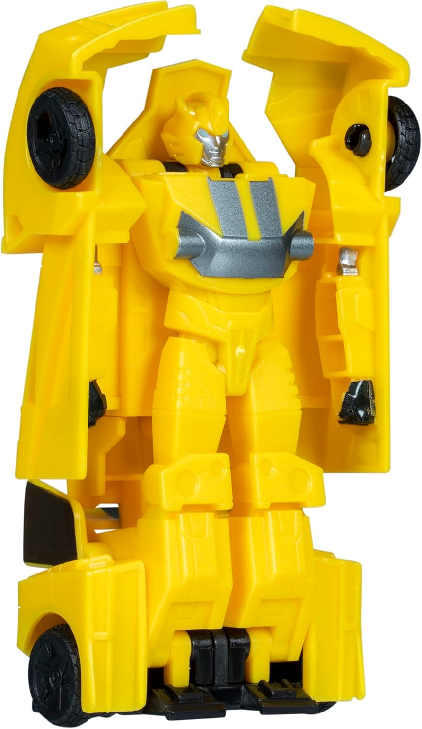 Transformers Earthspark 1-Step Smash Changers Bumblebee 4-Inch Action Figure, Robot Toys for Boys and Girls 6 and Up image number 5