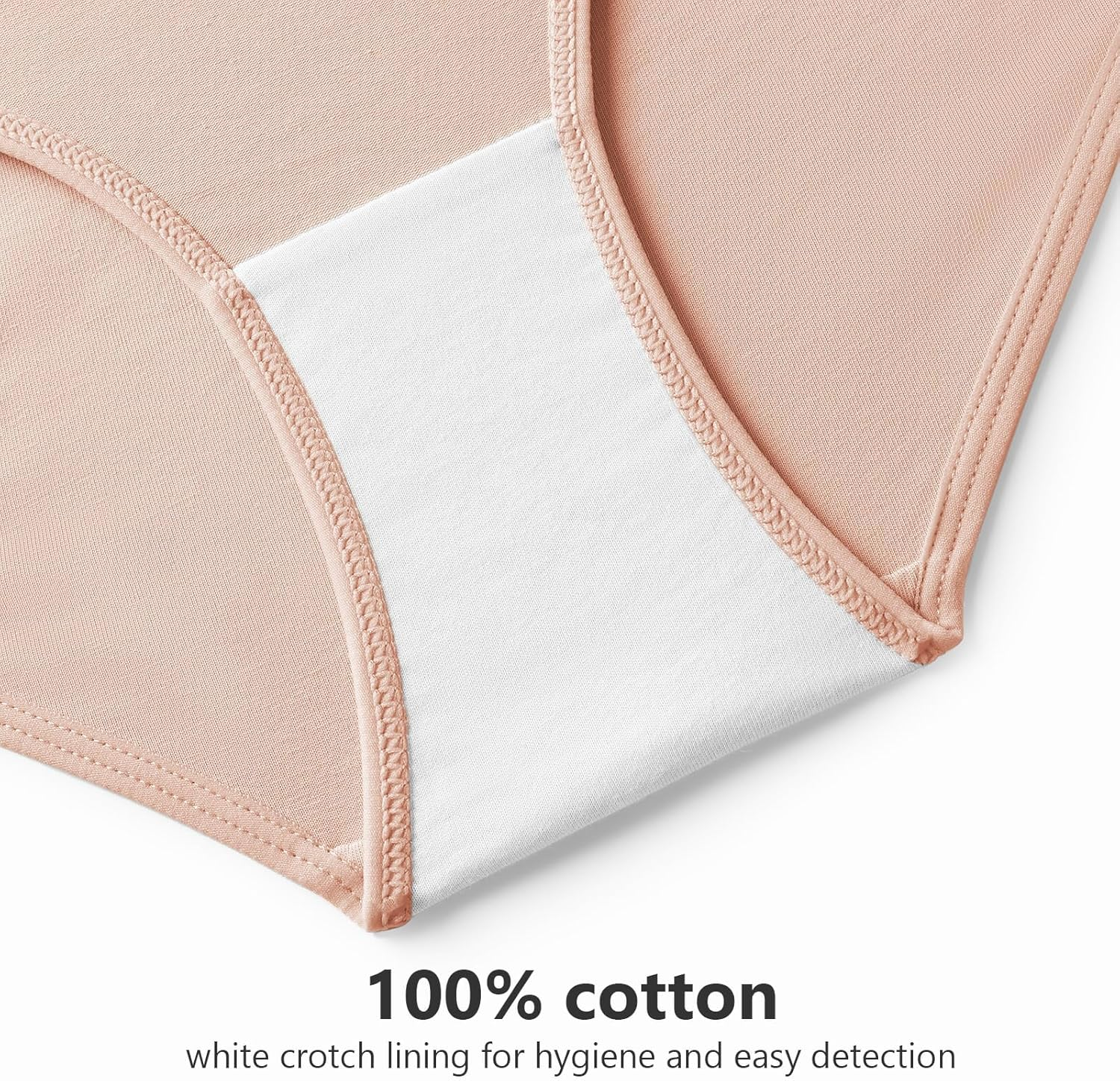 Angelhood 6 Pack Womens Cotton Maternity Underwear,Healthy Maternity Pregnancy Panties Postpartum Mother under Bump Underwear image number 6