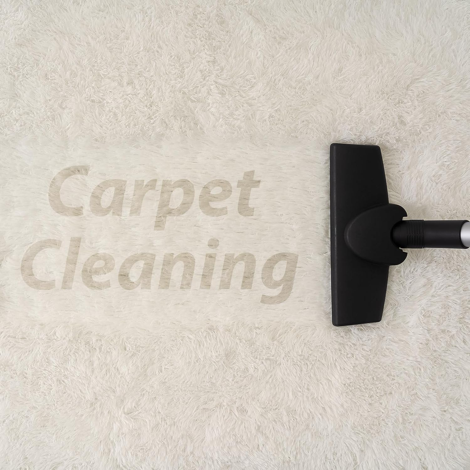 Oval Shaggy Bedroom Rug 2.6 X 5.2 Feet Fluffy Area Rugs for Girls Boys Kids Room Nursery Floor Carpet Home Decoration, Cream image number 6