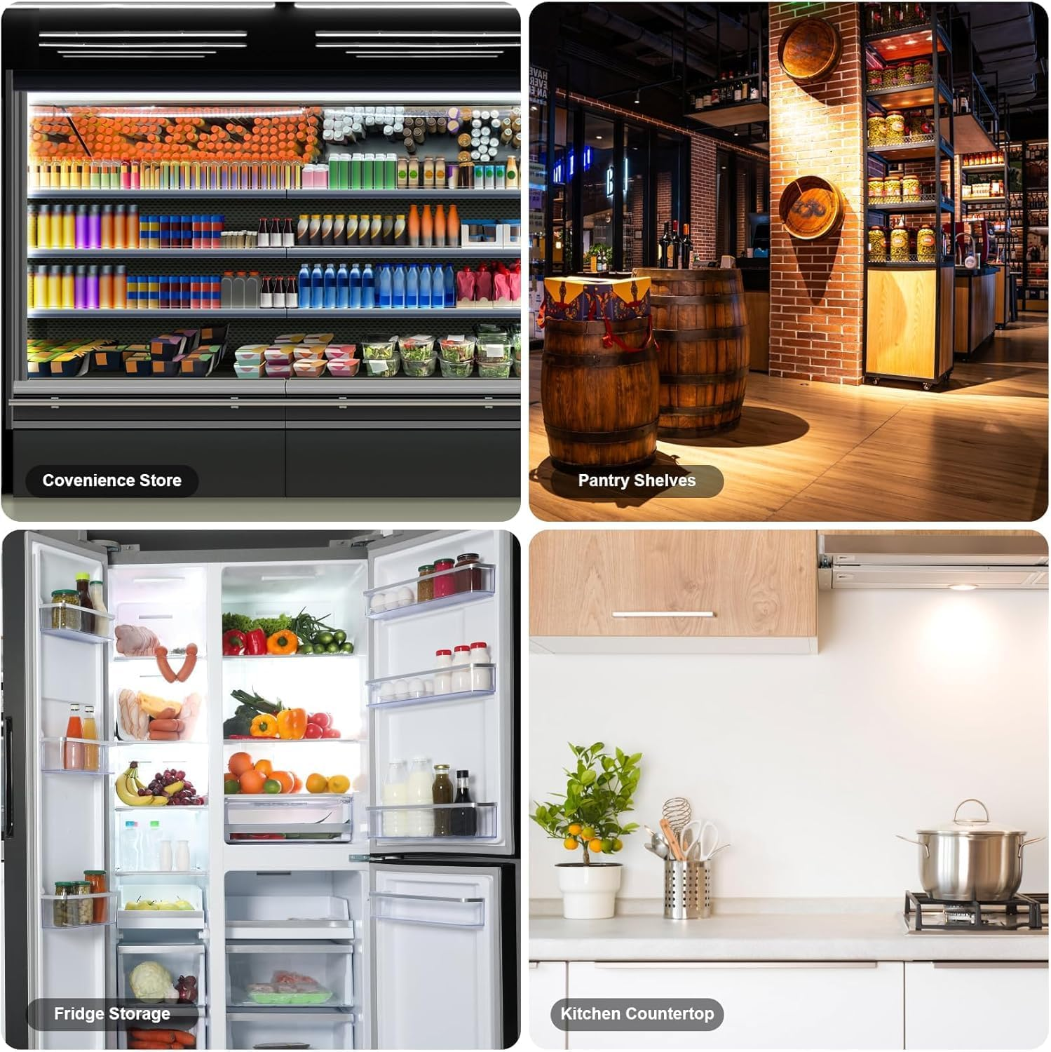 Can Dispenser for Refrigerator - Automatic Pusher Glide, Fridge Bottle Rack Drink Organizer, Self-Pushing Width Adjustable Beverage Storage Holds up to 10-15 Cans (M) image number 1