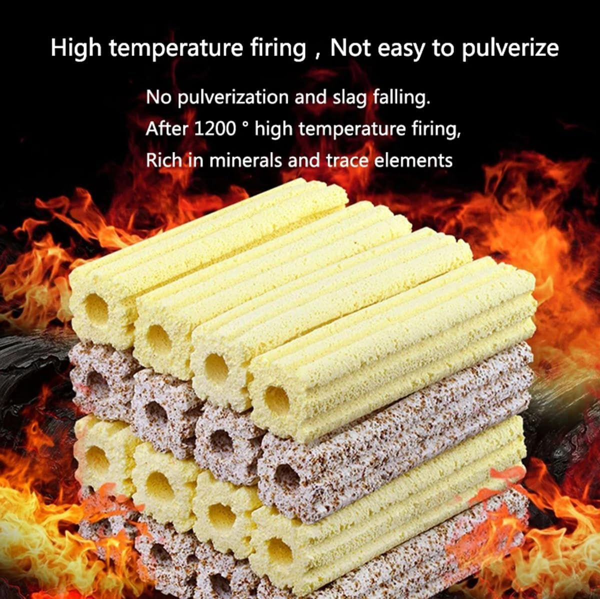 20Pcs Long Aquarium Ceramic Bio Filter Media Fish Tank Filter Media for Freshwater and Marine Fish Tank Sump Canister Pond Filter, Vast Surface Area image number 5