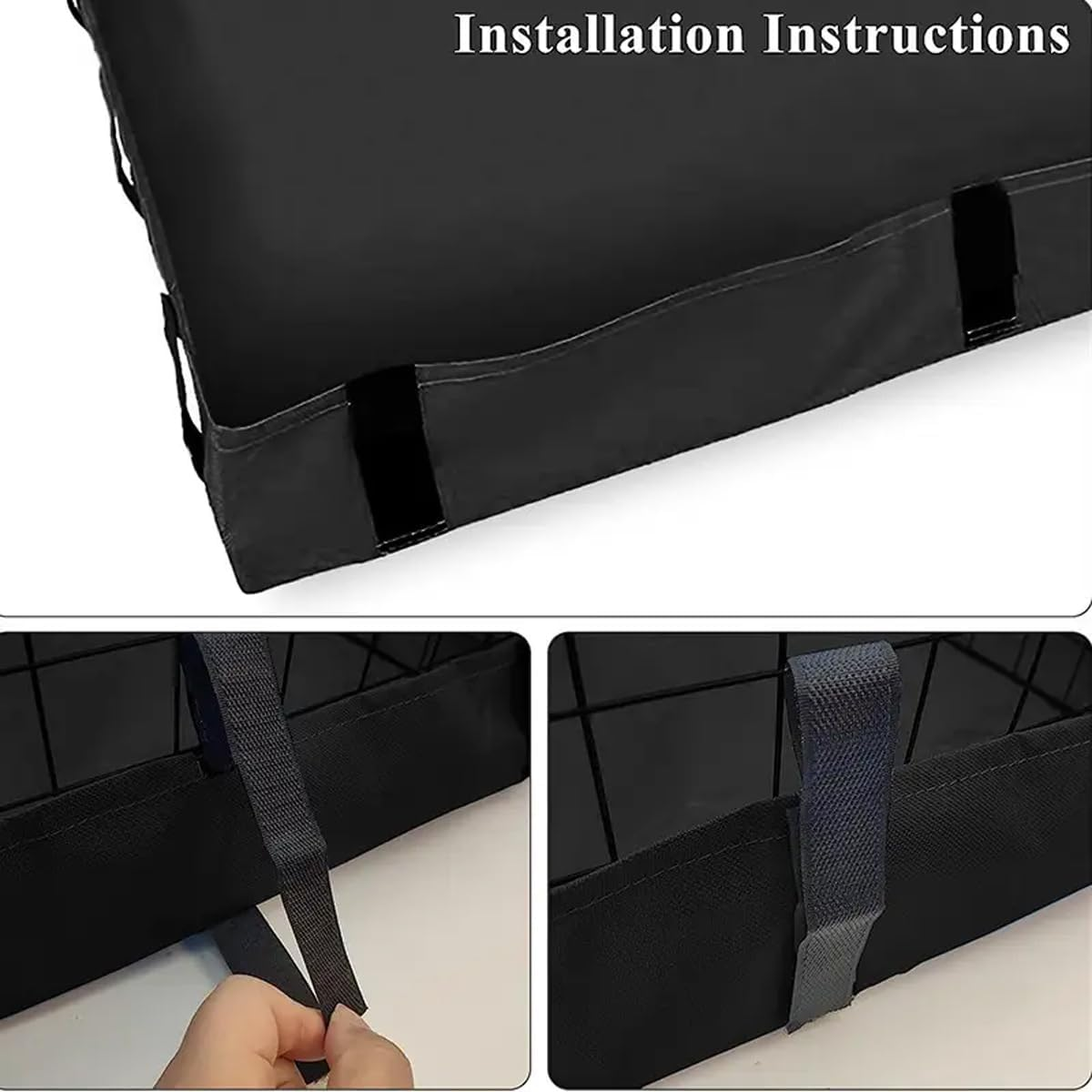 AIMALL Waterproof Small Pet Crate Sump Cover Dirt-Resistant Mat for Small Animal Cages - Easy to Clean, Leak-Proof Protector for Guinea Pigs, Hamsters, Rabbits (47 X 24 Inches) image number 2