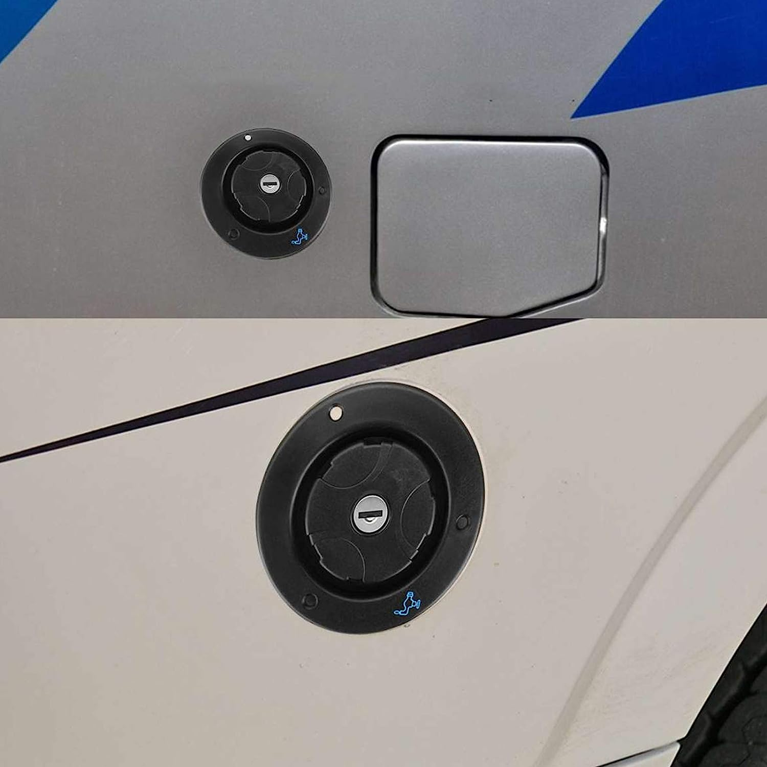 Freshwater Inlet Lockable Leakproof Filler with 2 Keys for RV & Motorhome &ndash; Fast, Secure Filling Port Design image number 6