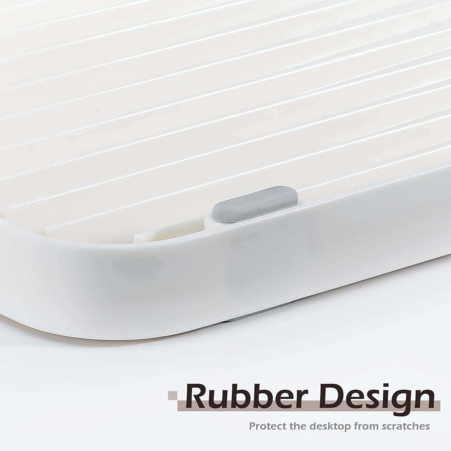 YOHOM Draining Board Tray for Under-Mount Sink Drain Board Plastic Dish Drainer Board for Kitchen Counter Utility Draining Board 13.78" L X 13.19" W X 1.1" H image number 2