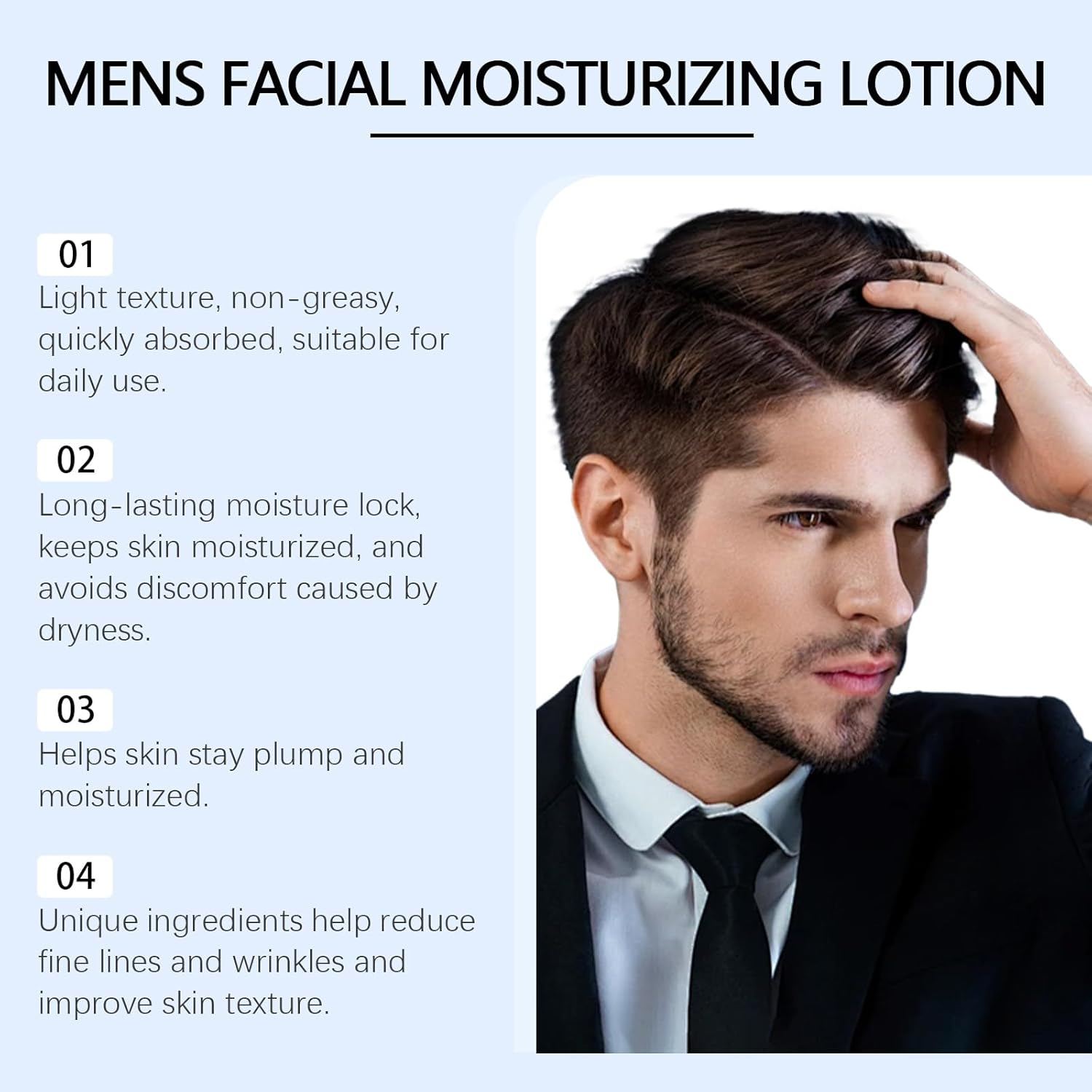 Men'S Facial Moisturising Toner Spray, 100Ml, Anti-Ageing and Firming, Deep Hydration image number 6