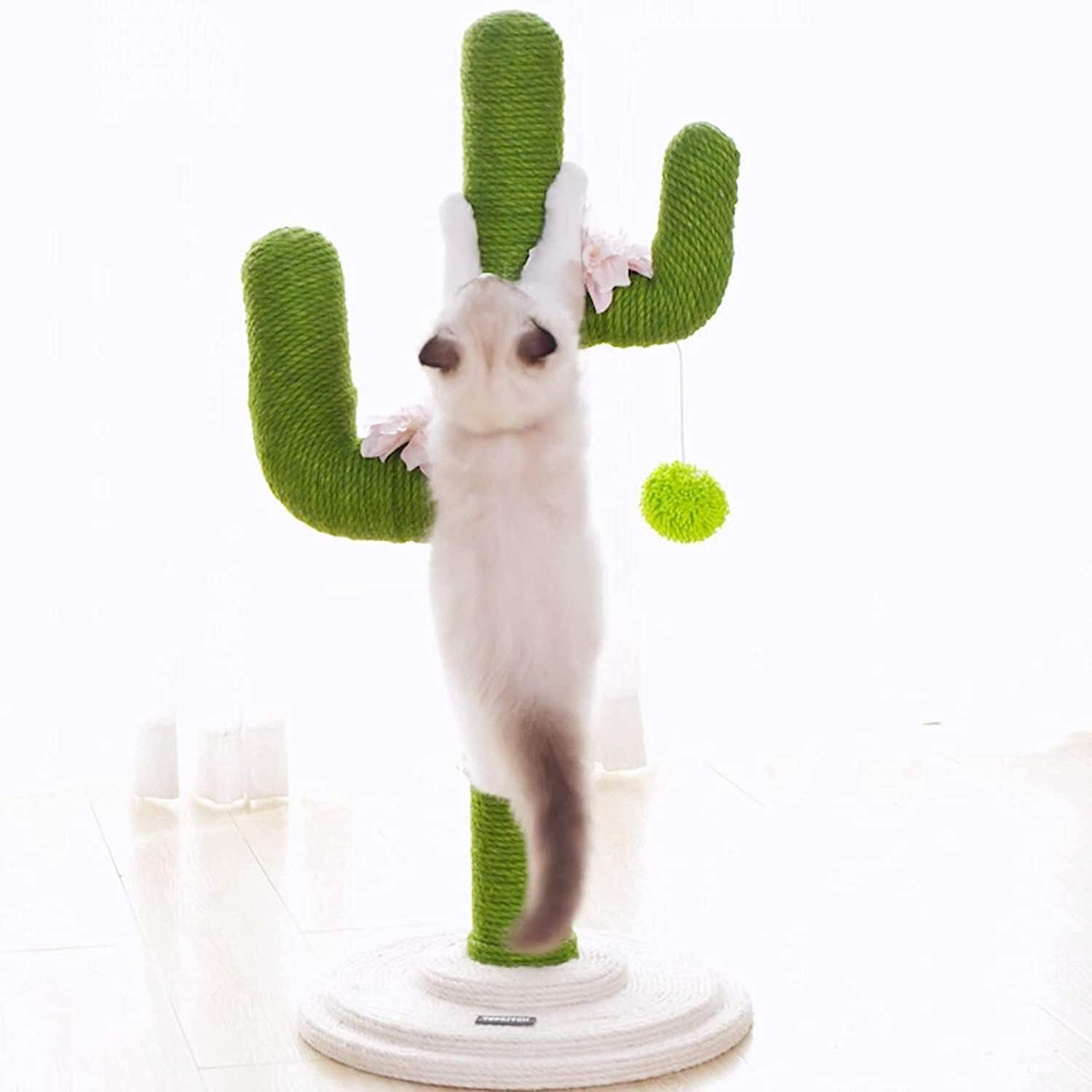 Multifunctional Tree Cat Climbing Frame Sisal Cat Tower Jumping Platform Rattan Mat Cat Scratching Board Cat Condo