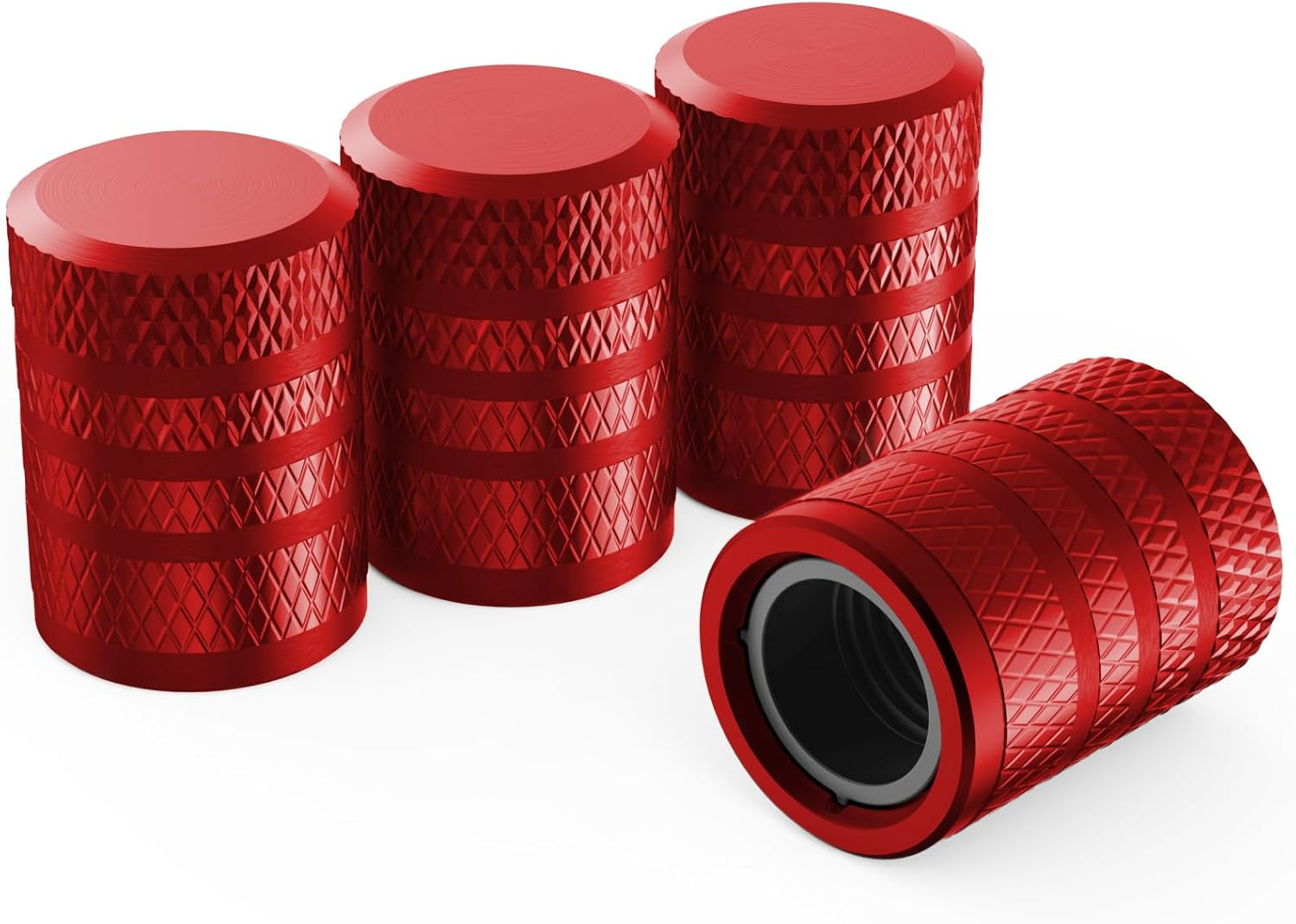 HZJD Tire Valve Stem Caps, Pink(4 Pack)