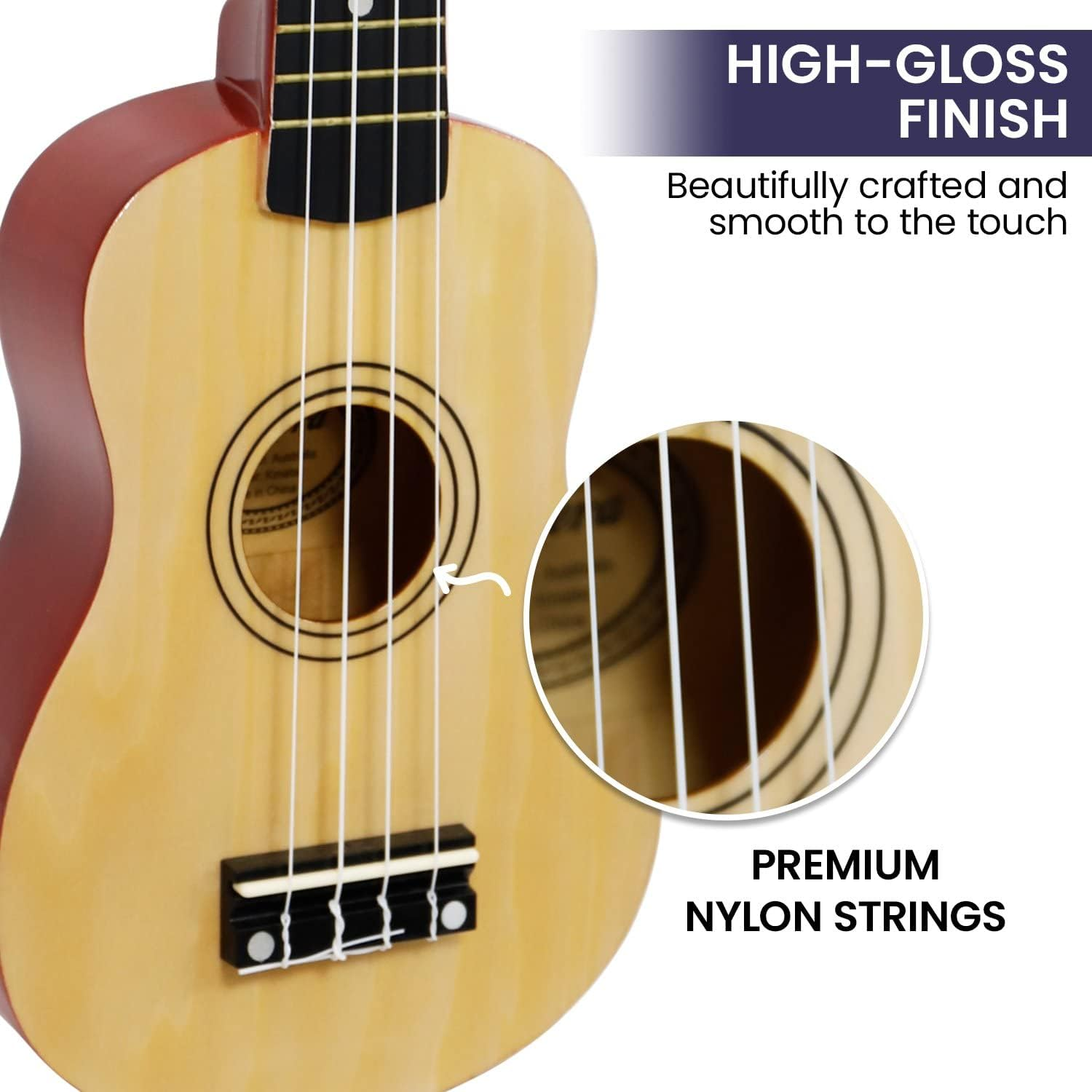 21Inch Ukulele from Karrera - Natural image number 5