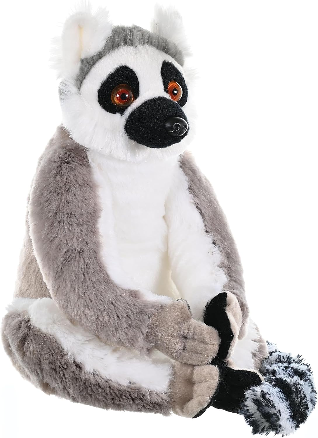 Wild Republic Ring Tailed Lemur, Stuffed Animal, Plush Toy, Gifts for Kids, Cuddlekins 12 Inches