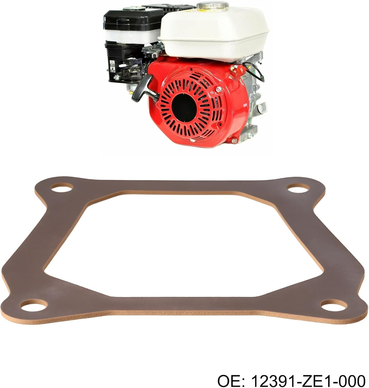 SG Store 4X Lawnmower Rocker Cover Gasket 12391-ZE1-000 Compatible with Honda GX110 GX120 GX140 GX160 GX200 image number 2