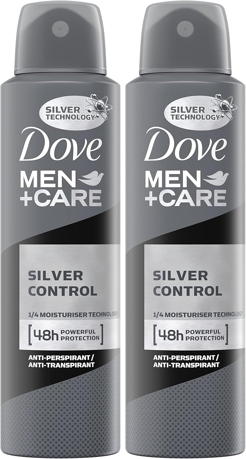 Dove Men+Care Silver Control Body Spray for Men, 150 Ml image number 3