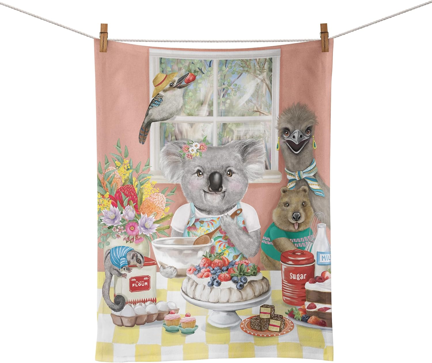 Travel Tea Towel, 55% Linen 45% Cotton, 440 X 640 Mm (Majestic Coast) image number 4