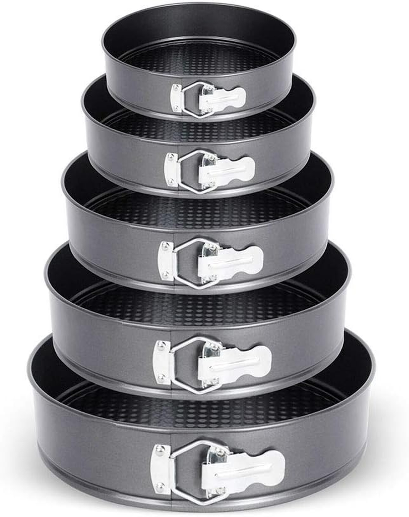 Springform Baking Tins Pan Nonstick Carbon Steel Cheesecake Pan Bakeware round Baking Tin, 20 Cm image number 5