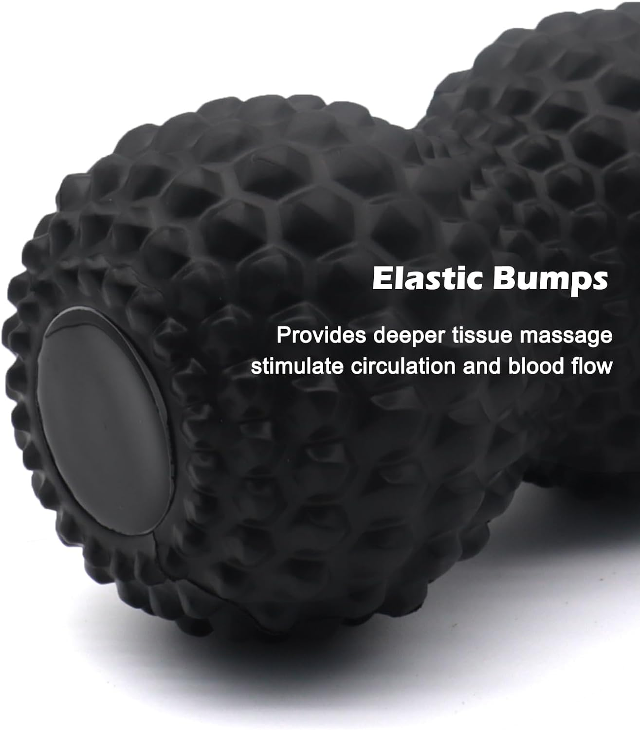 Peanut Massage Ball, Double Lacrosse Massage Roller Ball for Deep Tissue Muscle Massage, Physical Therapy, Myofascial Release, Trigger Points, Muscle Knots, and Yoga Therapy (Black) - Pink image number 4