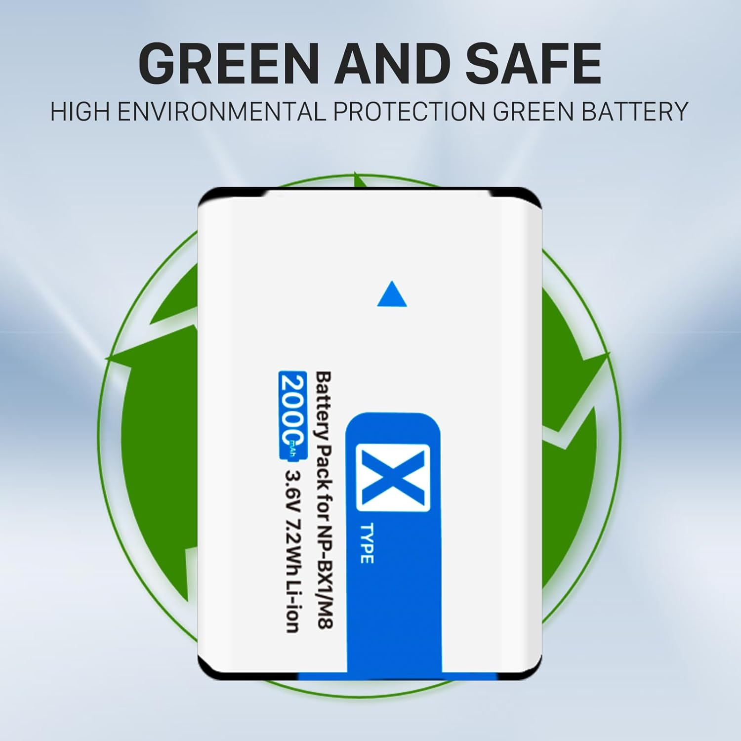 2 Packs Battery for NP-BX1 with Charging Station, 2000Mah New Upgrade High Capacity Battery Replacement for Sony NP-BX1/M8, ZV-1, RX100 VII, DSC-HX95, HX99, HX350, RX100, RX100M, FDR-X3000, Etc image number 4