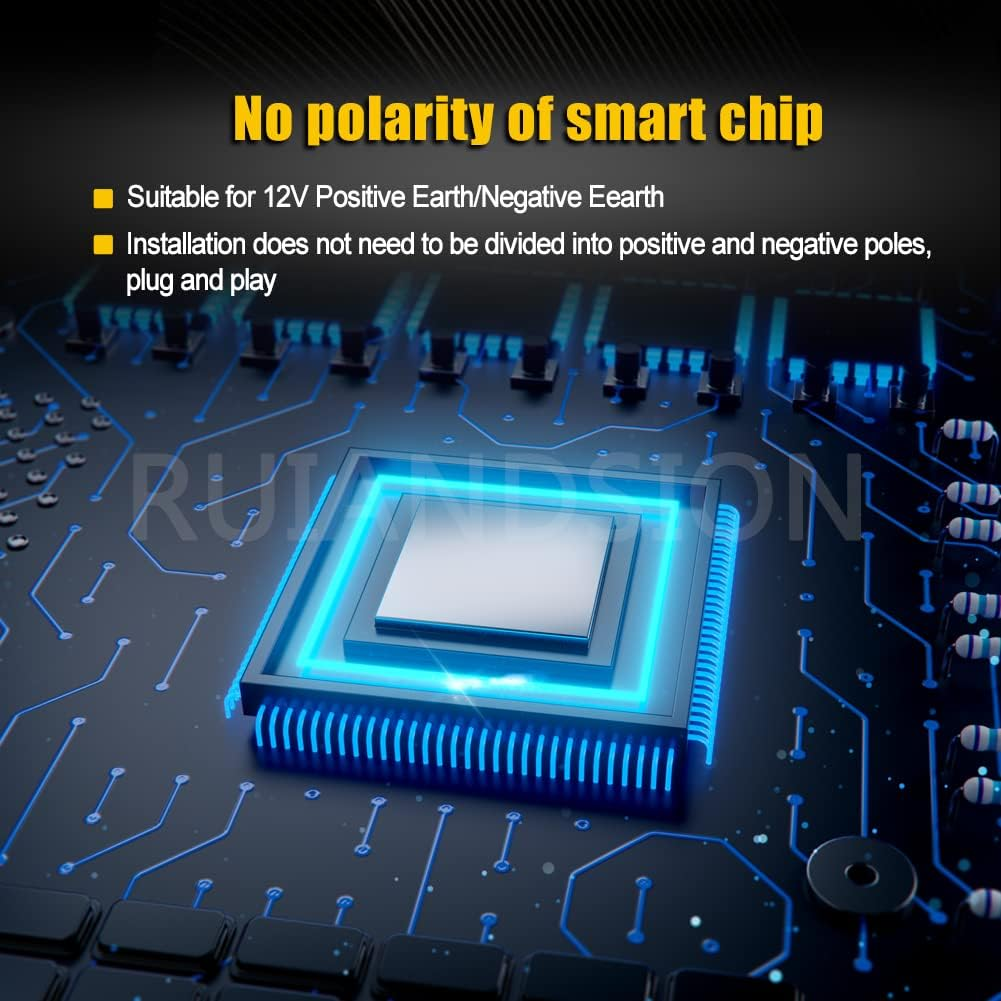 Ruiandsion 10Pcs T4.2 LED Bulb White 10Mm Base 5050 1SMD LED Bulbs for Car Dashboard Instrument Reading Gauge Panel Lights image number 5