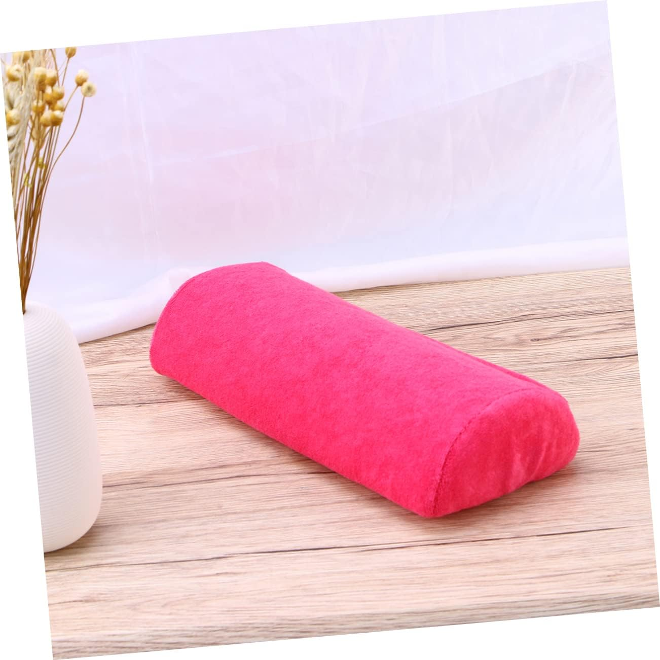 BELLIFFY Comfortable Nail Art Practice Hand Wrist Pillow Manicure Cushion Pad for Salon Light Purple image number 5