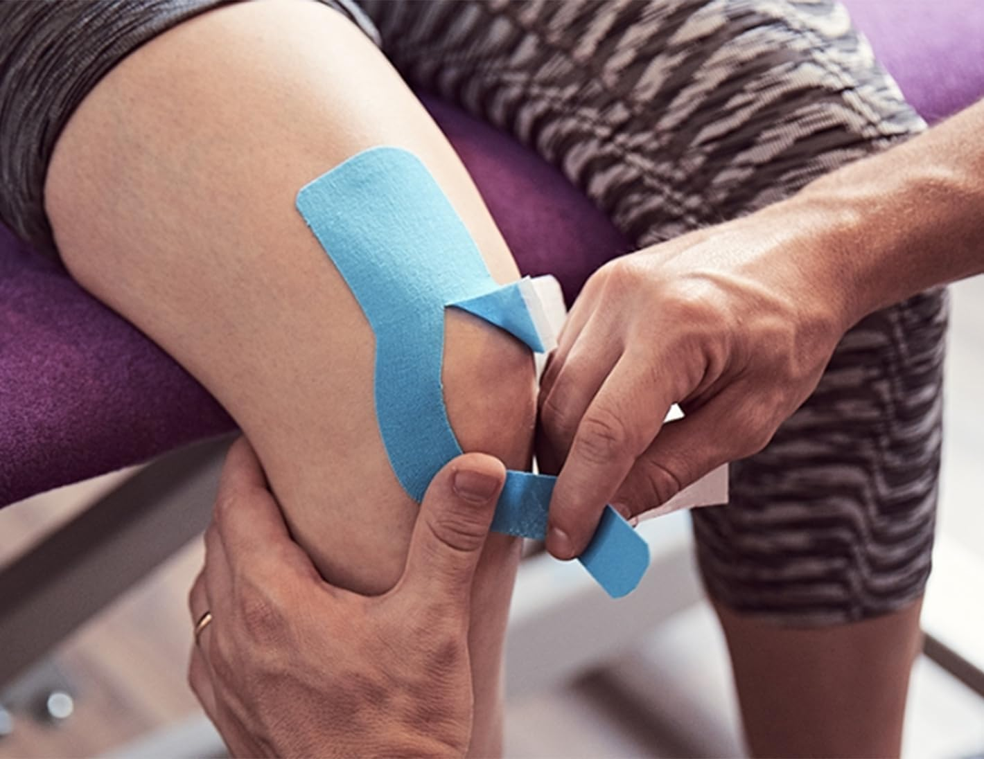 6 Packs Athletic Waterproof Kinesiology Tape 5CM&times;5M, Unisexs Sports Tape Strapping, Elastic Muscle Support Tape for Exercise Sports Muscles Joints Knees Shoulders, Injury Recovery image number 5