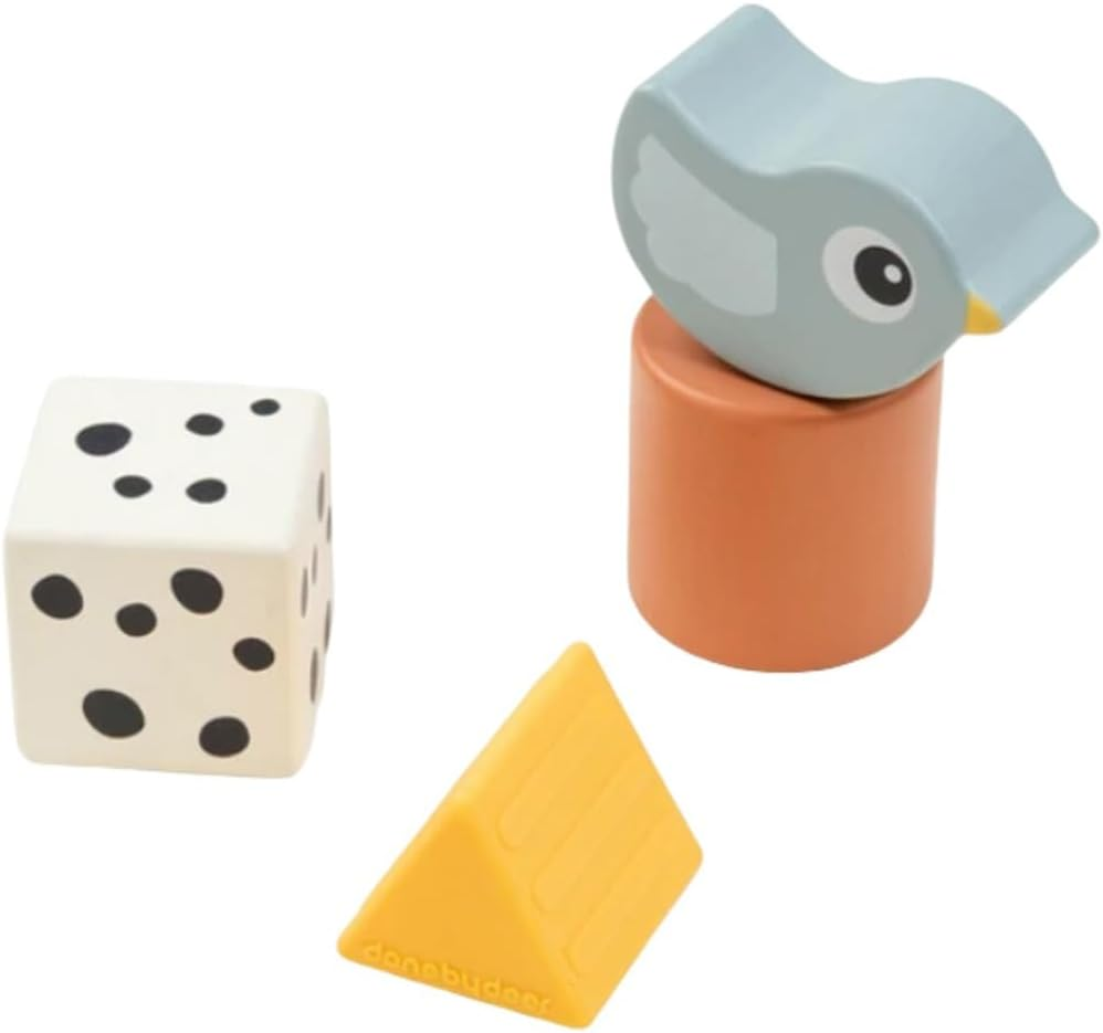 Danbaidia 2BD-4644027 4-Piece Block Set, Birdie