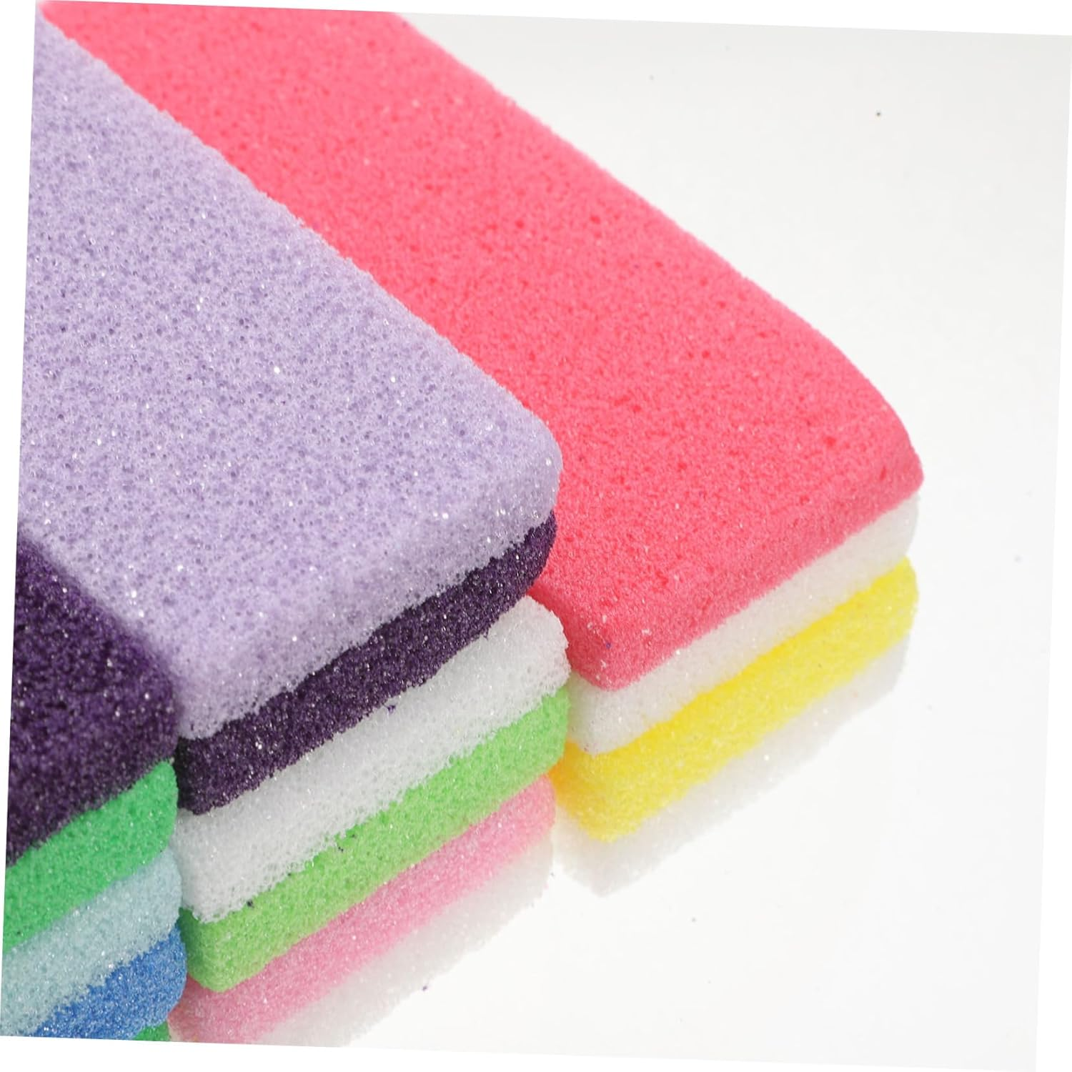 HAPINARY 10Pcs Double-Sided Pumice Stone for Feet Foot Scrubber for Callus Removal Dead Skin Exfoliation for Home Salon Use image number 3