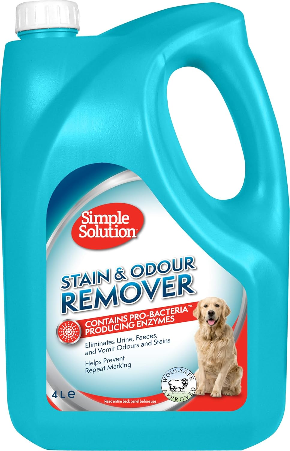 Simple Solution Dog Stain and Odour Remover | Enzymatic Cleaner with Pro Bacteria Cleaning Power - 1 Litre image number 1