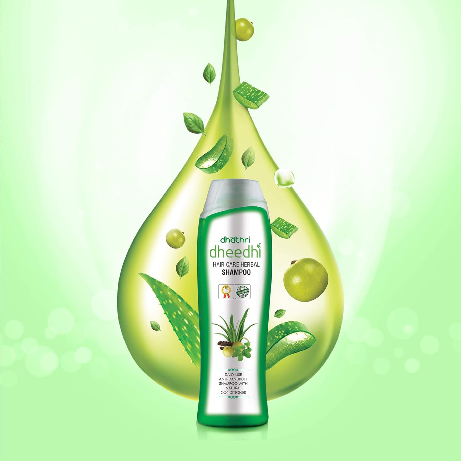 Dhathri Neelibhringadi Keram Hair Oil 100Ml image number 2