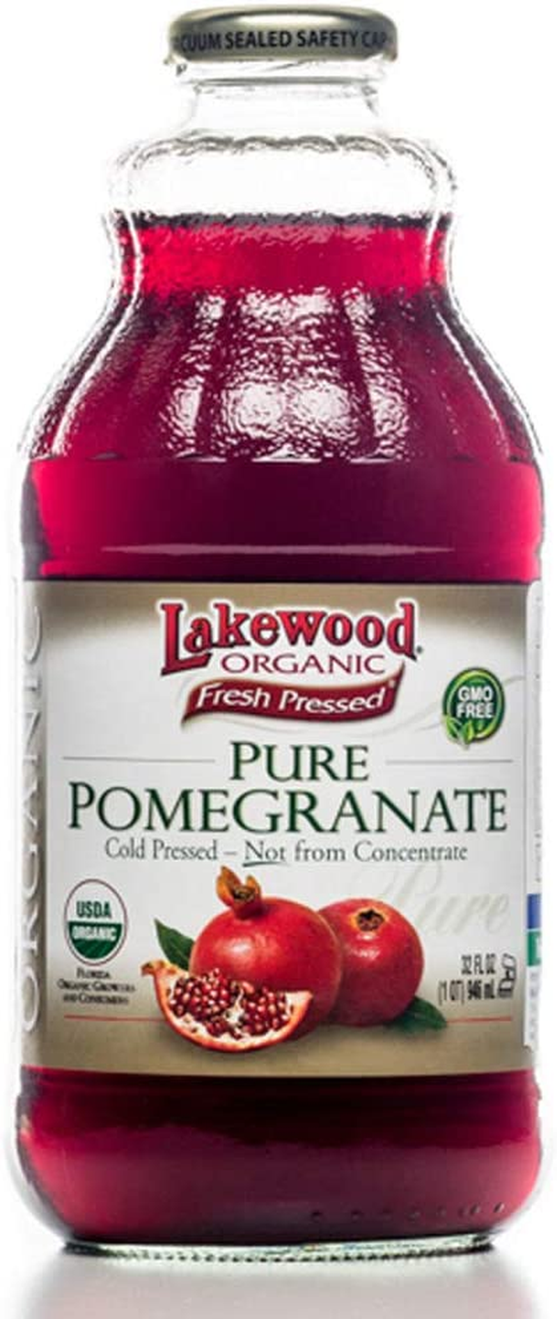 Lakewood Organic Pure Pomegranate Juice 946Ml image number 2