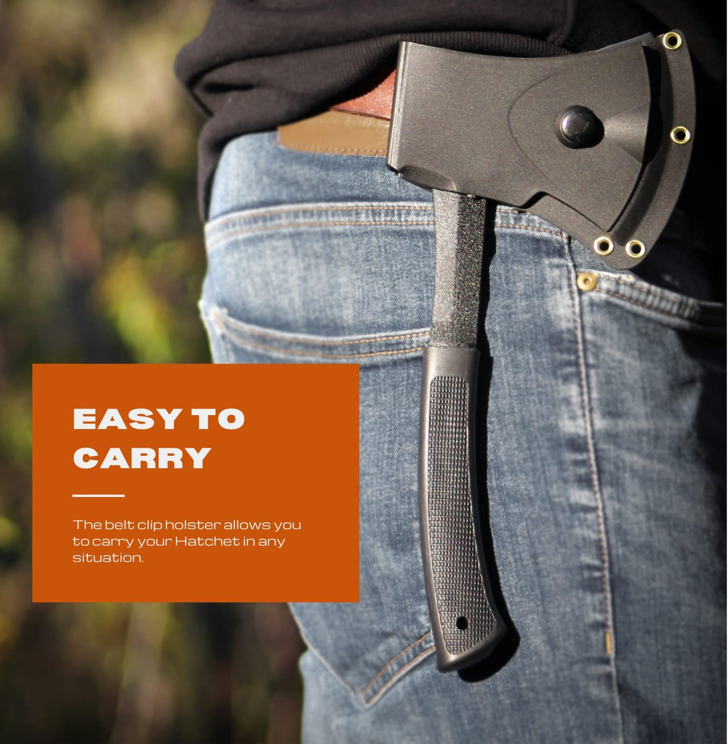 Wilora Hatchet, Includes Flint and Sharpener Stone