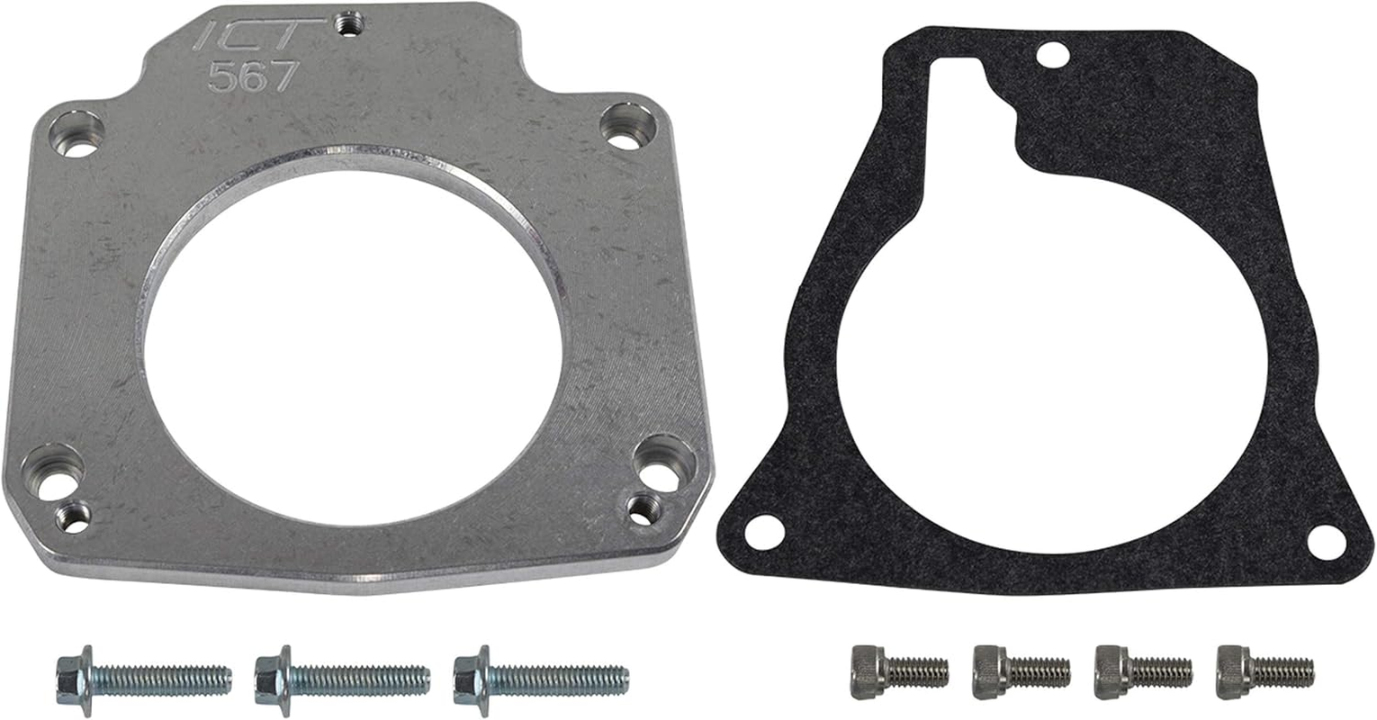 LS Drive by Wire Throttle Body Adapter / LS3 4 Bolt Intake to LS1 3 Bolt TB DBW 551567 image number 2