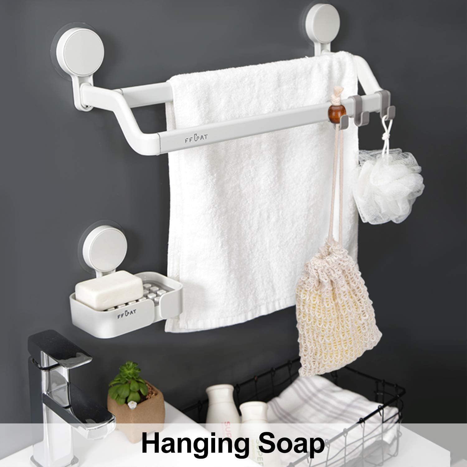 2 X Natural Soap Bags - Organic Bags Made of Sisal & Cotton - Soap Bags for Solid Shampoos & Soap Residues - for More Foam Building & Drying Soap - Natural Bag for Exfoliating and Massage