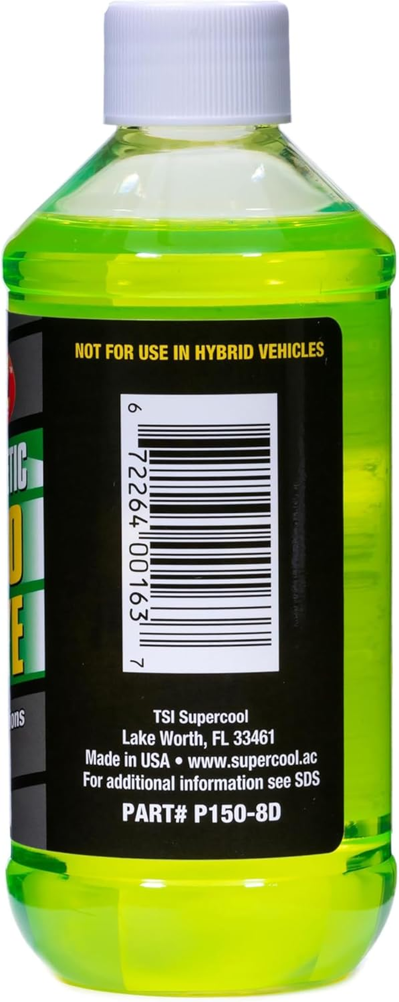 TSI Supercool P150-8D-6CP 150 PAG Viscosity Oil plus U/V Dye, 8 Oz, 6 Pack