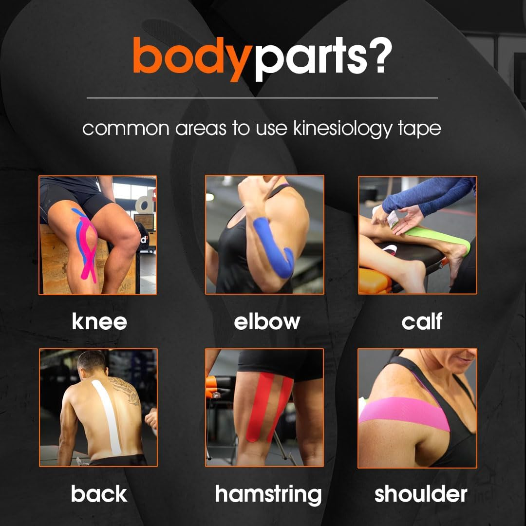 D3 X35 Extra Long Xtreme Waterproof Sweatproof Kinesiology Tape Roll - 50Mm X 35M Latex-Free Hypoallergenic Joint Muscle Sports Physio Medical Injury Support (Beige) image number 3