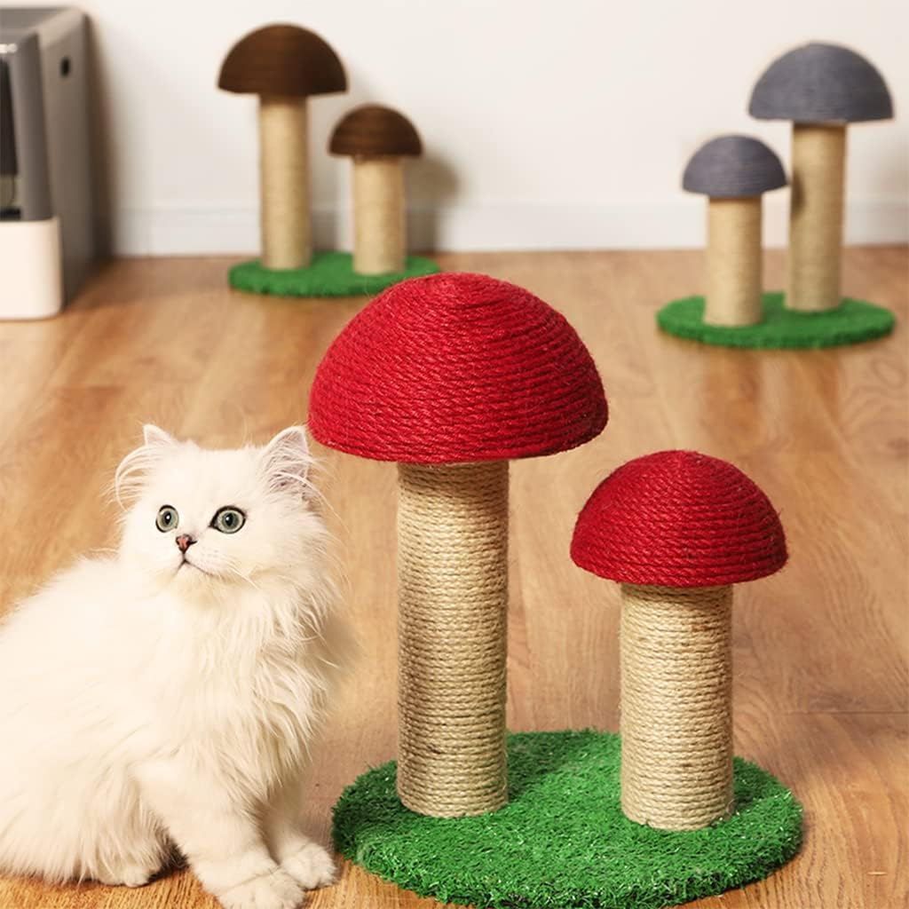 Play Creativity Cat Tree, Mushroom Cat Scratching Post with Durable Sisal Materials, Unique Cat Condo Protect Your Furniture Rest image number 4