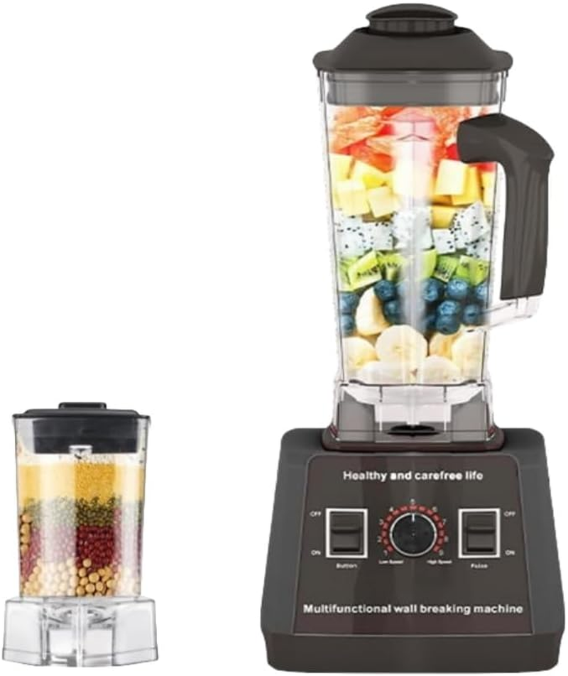 Blender Grinder with 2.5L Jug, Multi Speed Smoothie Blender, Mixer & Food Processor, Spice Grinder, Smoothie Maker with 6 Stainless Steel Blades, Heat Protection, Bpa-Free, 5000W