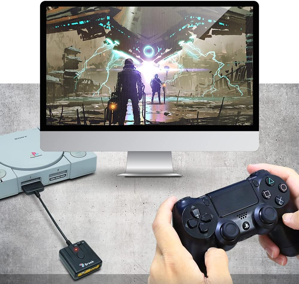Brook Super Converter Adapter Compatible for PS3/PS4 to PS2 Controller Adapter Use PS3/PS4 Gamepad or Arcade Stick on PS2 image number 1