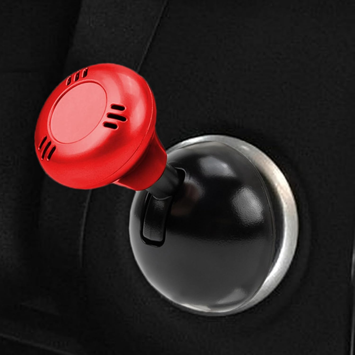 Car Push to Start Button Joystick | Cool Car Push to Stop Button Cover - Automotive Replacement Pushbutton Part for Trailer Truck Pickup Sedan Vehicle Control Use in Multiple - Red image number 4