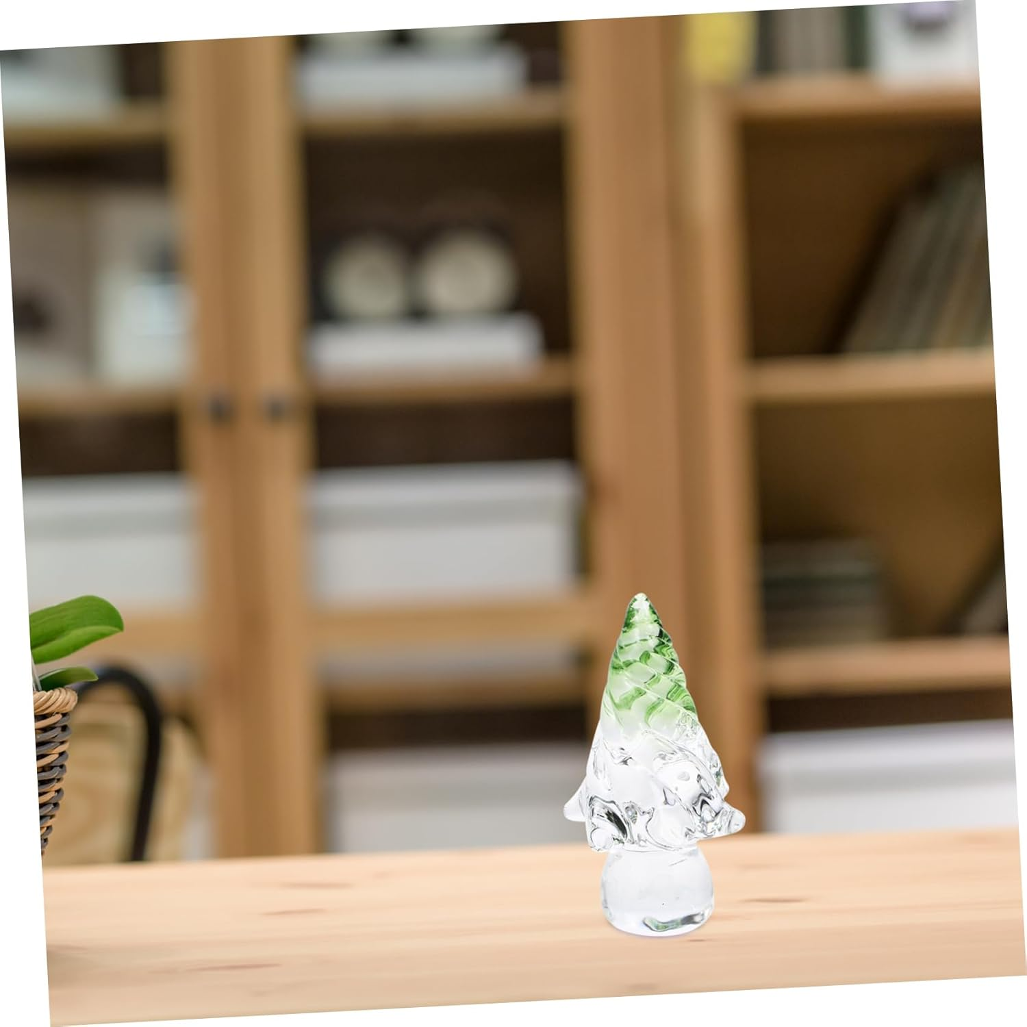 Crystal Christmas Tree Desktop Decor Small Mini Xmas Holiday Tabletop Decoration for Home Party image number 1