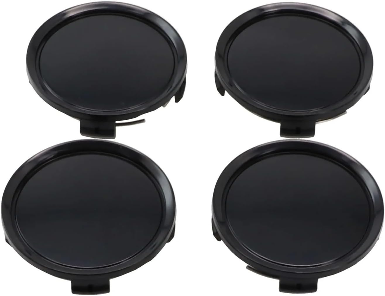 4Pcs Car Vehicle Wheel Hub Center Cap Cover Universal ABS Car Wheels Center Cap Hubcap Black 75Mm Car Accessories