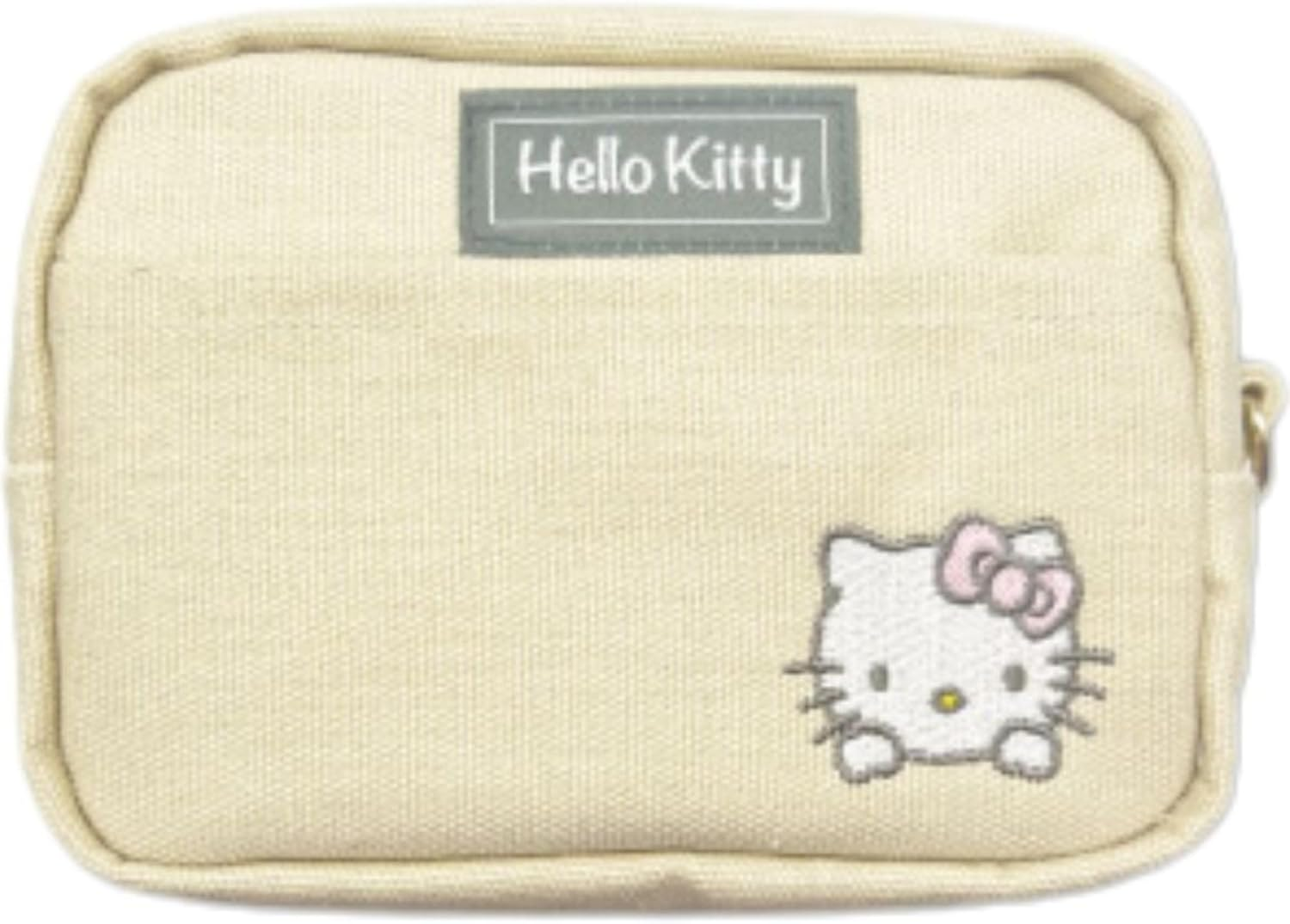 Hatayama Shoji Sanrio 64202960 Color Canvas Series Multi-Pouch, Hello Kitty Approx. 5.9 X 7.9 X 2.4 Inches (15 X 20 X 6 Cm) image number 2