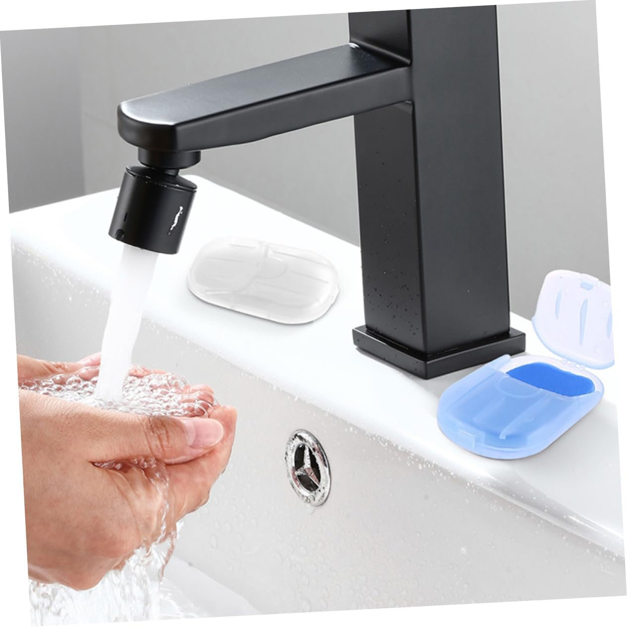 INOOMP Travel Soap Sheets Set 12 Boxes of Portable Foaming Soap Paper for Hand Washing Rose Jasmine Lavender Milk and Orange Scents for Camping Hiking and Outdoor Activities image number 4