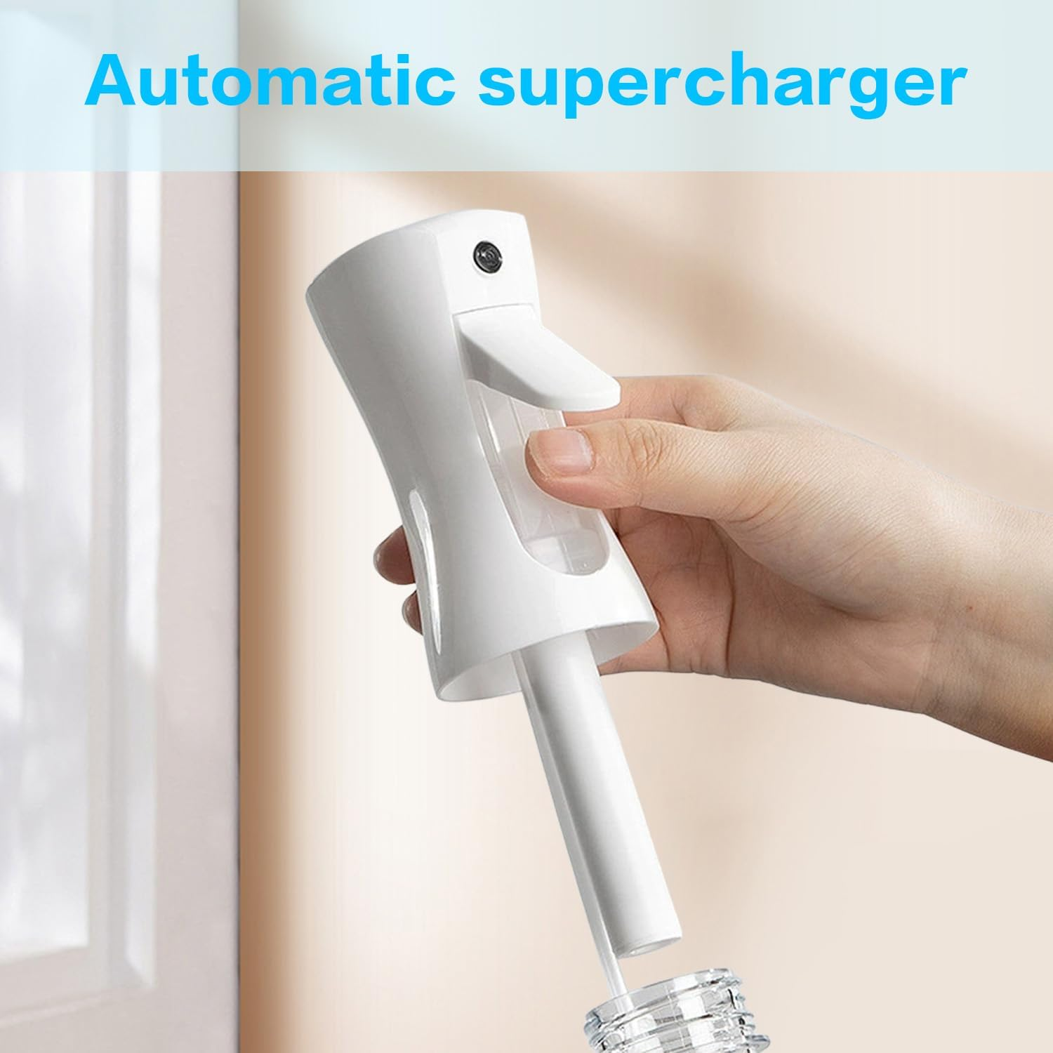 Aiokuo Mist Spray Bottle &ndash; 500Ml Continuous Fine Mist Sprayer for Hair, Plants, Cleaning, Ironing, Salon & Skincare (Transparent) image number 3