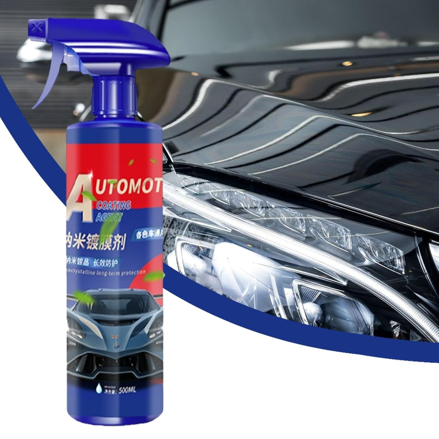 Ceramic Coating Maintenance Spray,Professional Paint Sealant Rapid Car Wax Polish Ceramic Spray Coating | 500Ml Rapid Car Wax Polish For, Trucks, Motorcycles