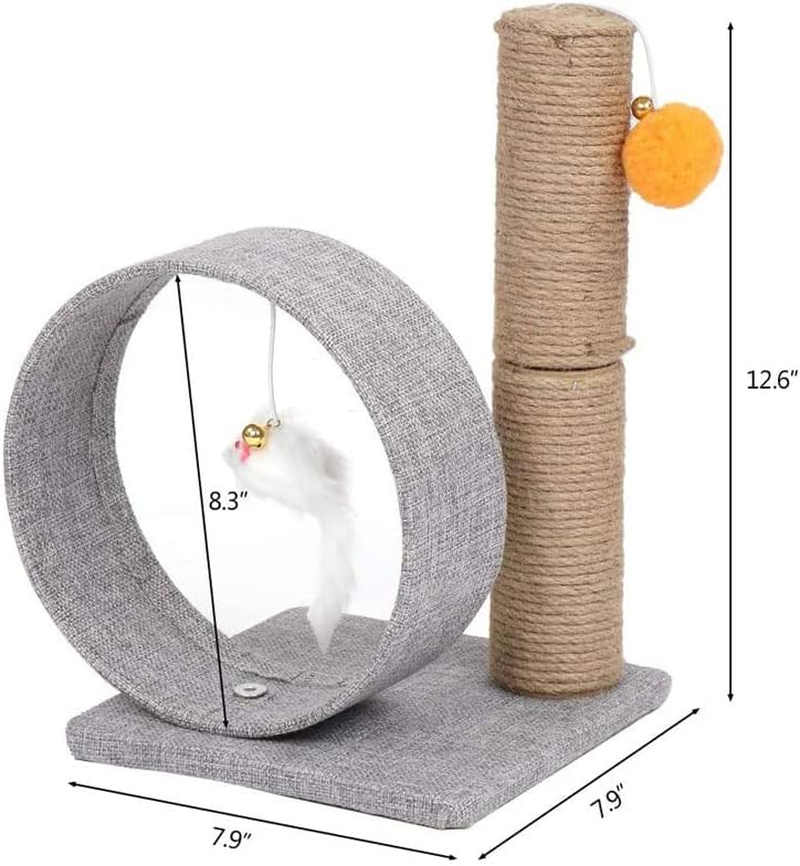 Cat Climbing Frame Cat Tree Towercat Tree Stand Cat Scratching Tree Interactive Dangling Ball Pet Activity Furniture House image number 1
