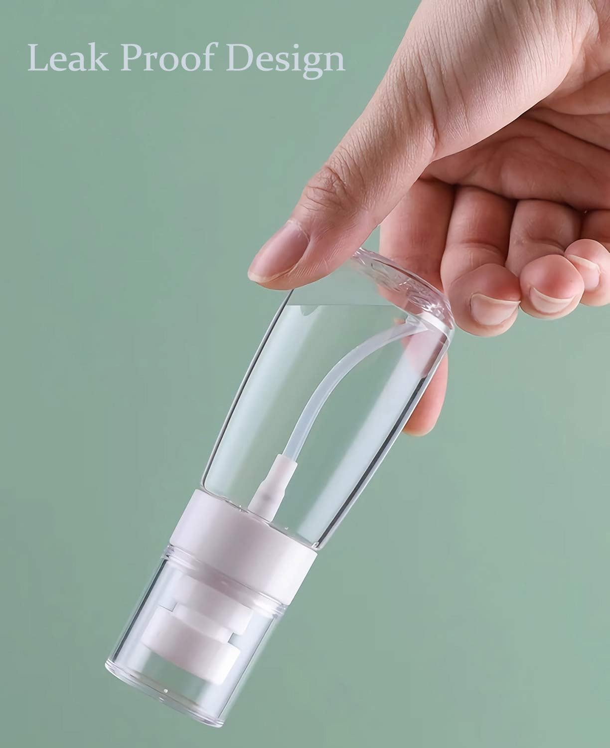 Small Spray Bottle 60 Ml, 3Pack Fine Mist Mini Spray Bottles for Travel, with Funnel, Pink, Clear, Blue, Leak Proof & BPA Free image number 2