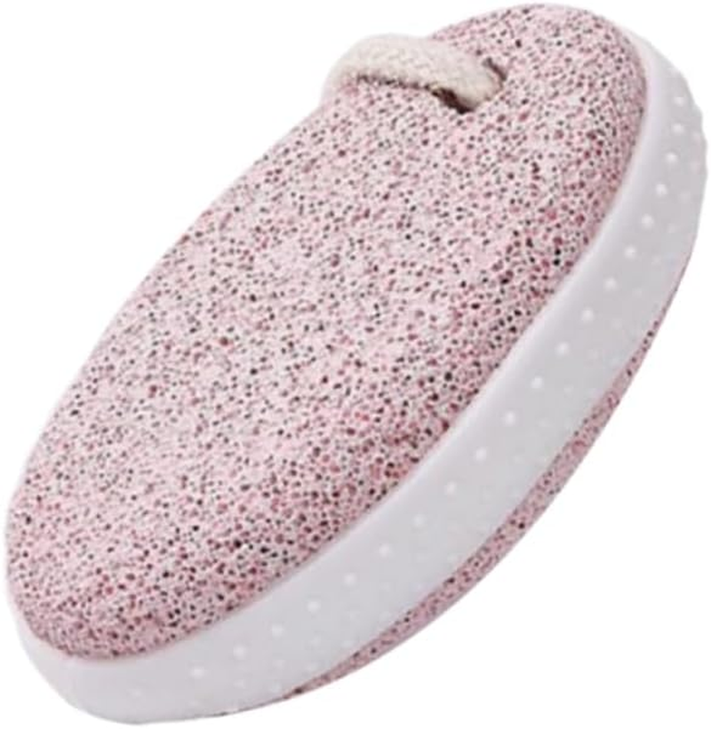 CALLARON Oval Pumice Stone Foot Grinding Stone Dead Skin Remover Foot Care Tool Pink Scandinavian Style Callus Treatment image number 1
