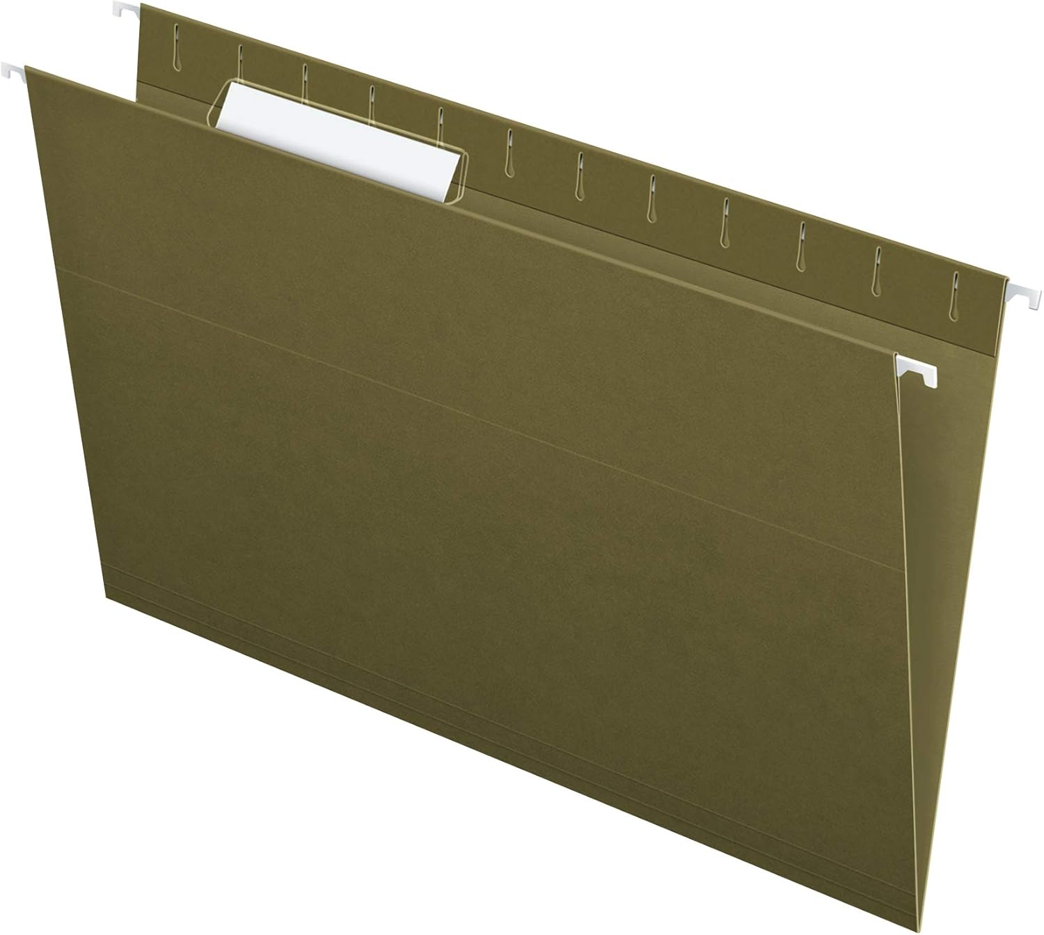 Pendaflex Essentials Hanging Folders, Letter Size, 1/3 Cut Tabs, Standard Green, 25 per Box (81601) image number 3