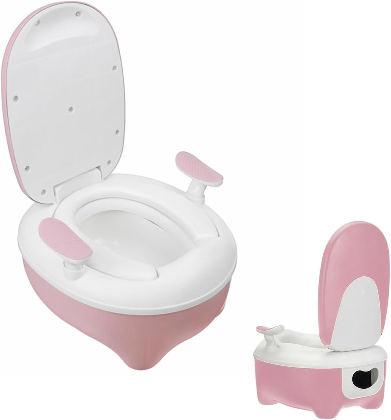 Potty Training Toilet Seat, Foldable Potty, Portable Potty Seat for Toddler in Travel & Indoor, Detachable Potty Chair for 1-12 Years