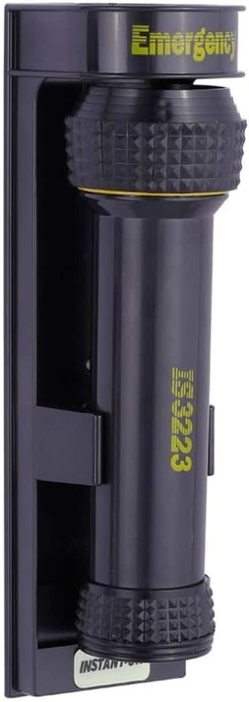 Dolphy Wall Mounted Hotel Emergency Torch &ndash; Black Aluminium Alloy, LED Light with Auto On/Off, Energy Saving, Anti-Theft Design, Ideal for Hotels, Offices & Home image number 1